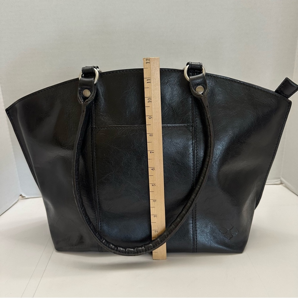 Patricia Nash Heritage Collection Michel Dome Tote – Black Leather - Picture 6 of 8
